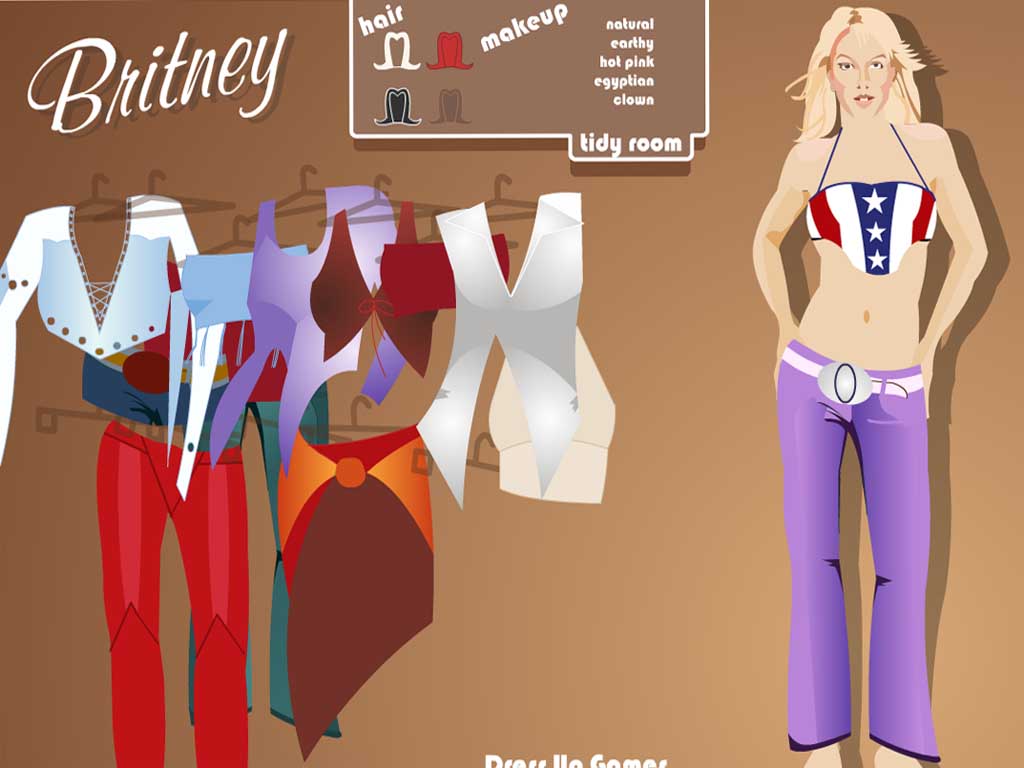 Britney dress up doll 4