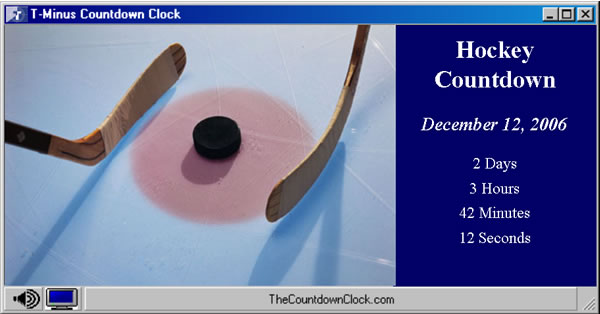 TMinus Hockey Countdown