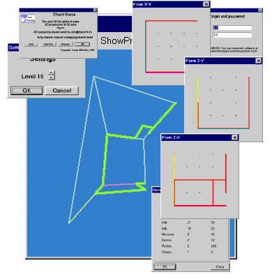 3D technical drawing puzzle