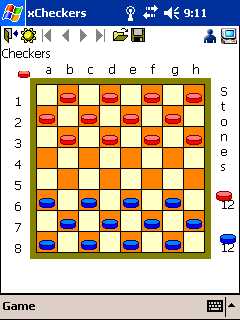 xCheckers for Pocket PC
