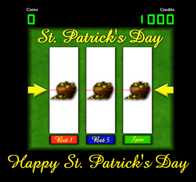 Patrick Day Slots 2.0Miscellaneous by Piggyback.com - Software Free Download