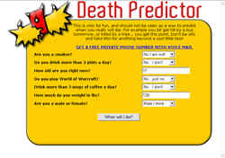 Death Predictor Calculator