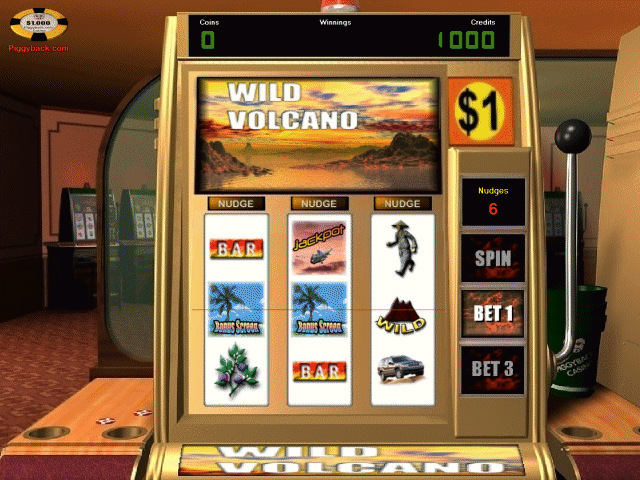 Wild Volcano Slots 1.0Miscellaneous by Piggyback.com - Software Free Download