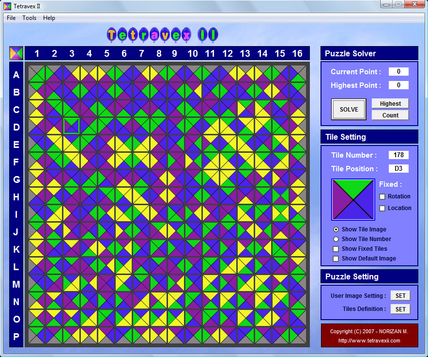 Tetravex II Puzzle Solver Games Puzzles Free Software Download