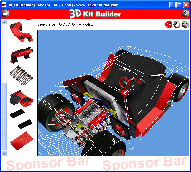 3D Kit Builder (Concept Car X350) 3.5
