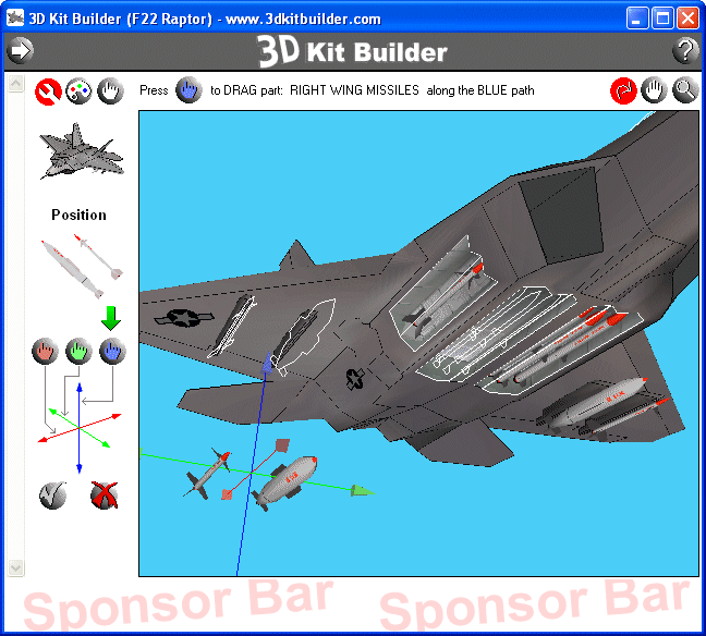 3D Kit Builder (F22 Raptor)