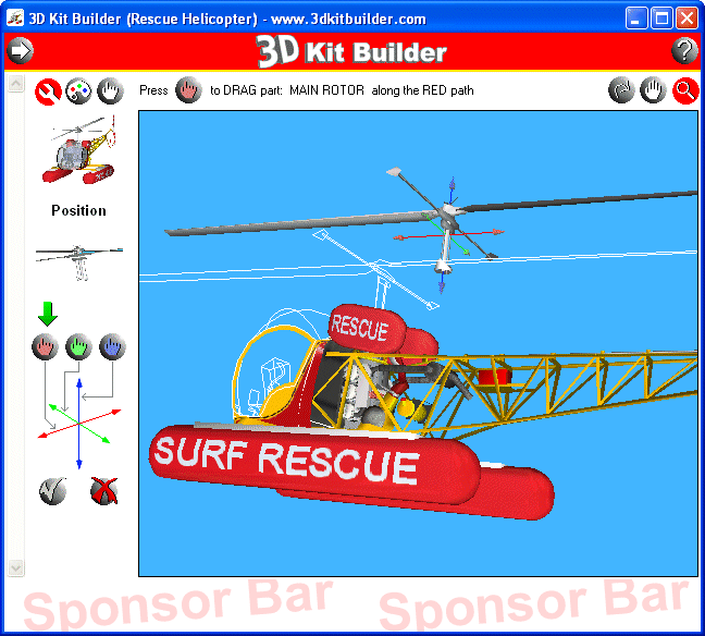 3D Kit Builder (Rescue Helicopter) 3.20