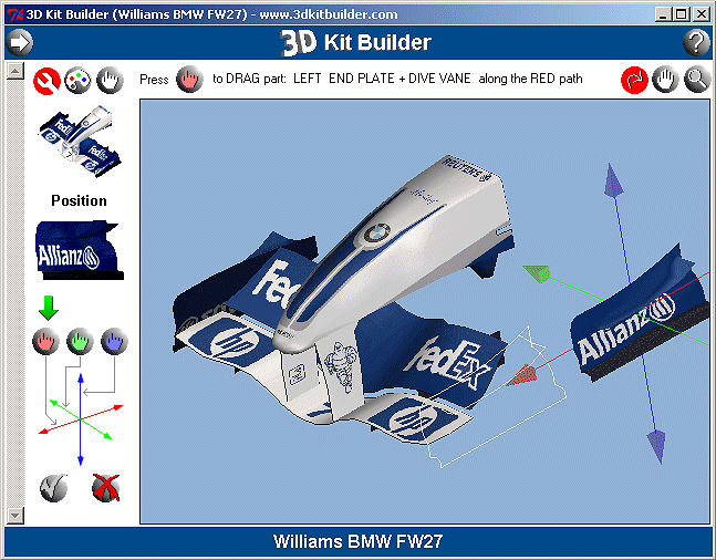3D Kit Builder (Williams BMW FW27)