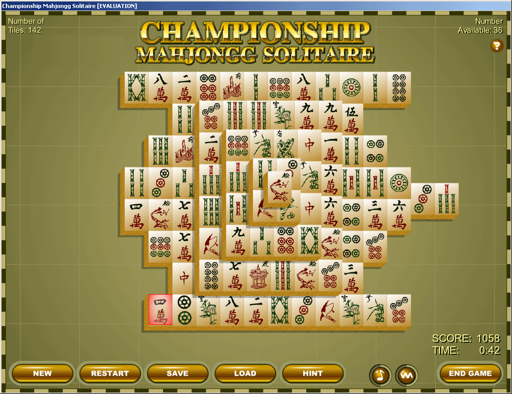 Championship Mahjongg Solitaire Game for Windows PC