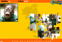 JigSaw Puzzle Monkey Screensaver Game