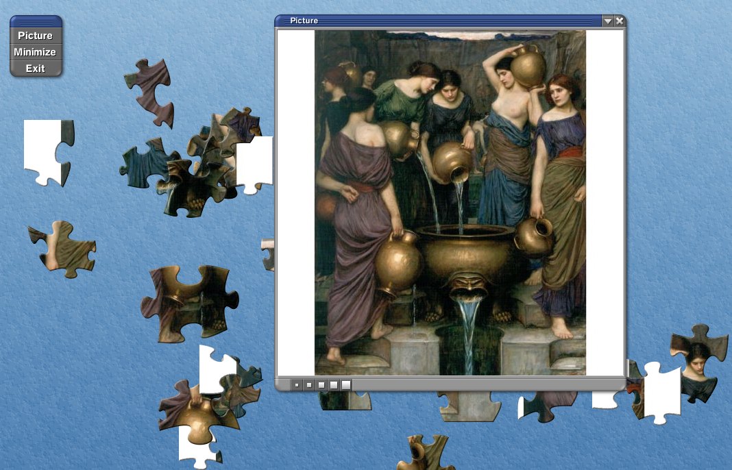 John William Waterhouse The Danaides Puzzle game