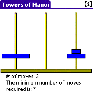 Towers of Hanoi for PALM