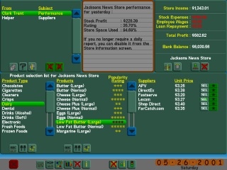 Store Manager 1.0Simulations by dansgames.net - Software Free Download