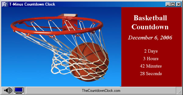 TMinus Basketball Countdown 6.0