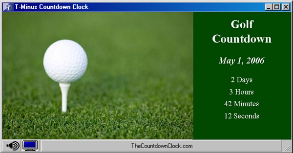 TMinus Golf Countdown 6.0
