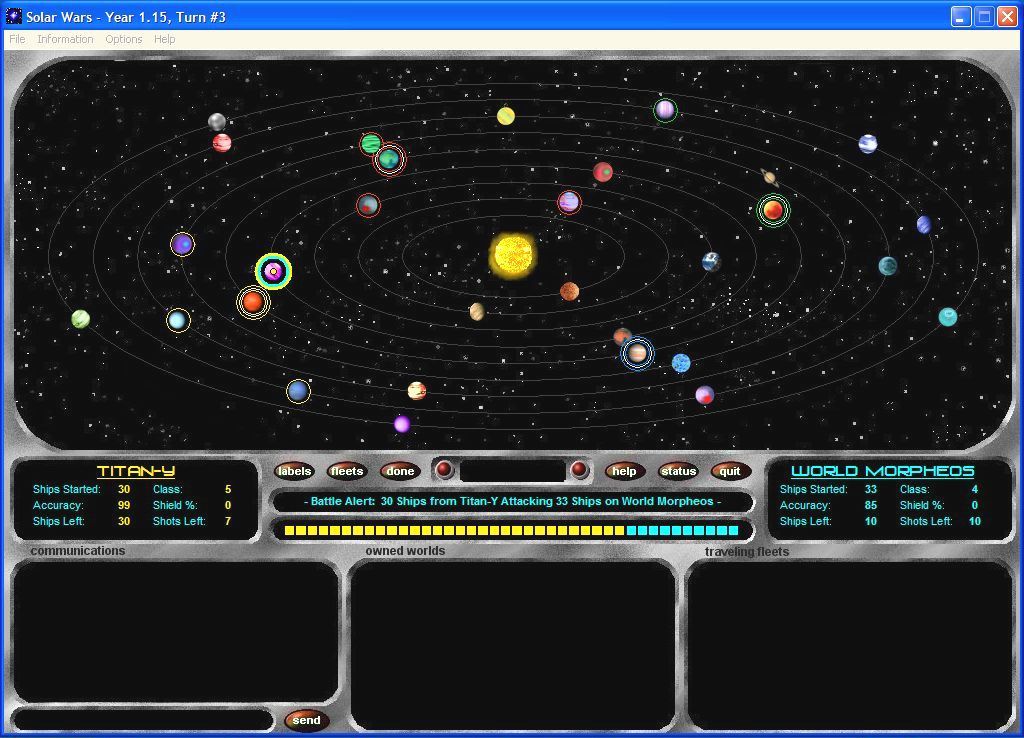SOLAR WARS 1.00Strategy and War by John Ted Entwistle - Software Free Download