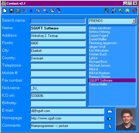Contact 2.72 by SGUFT Software- Software Download