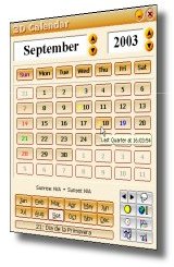 3D Calendar 5.0 by RT Software- Software Download