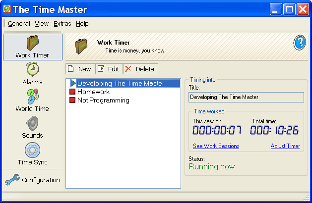 The Time Master 1.0 by Virtuoza- Software Download