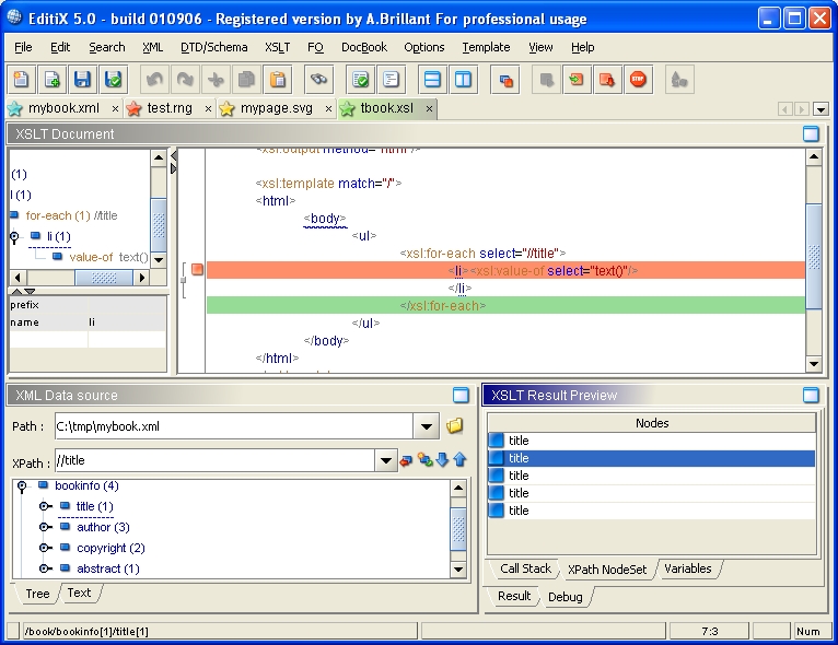 EditiX (for Windows / Java VM)
