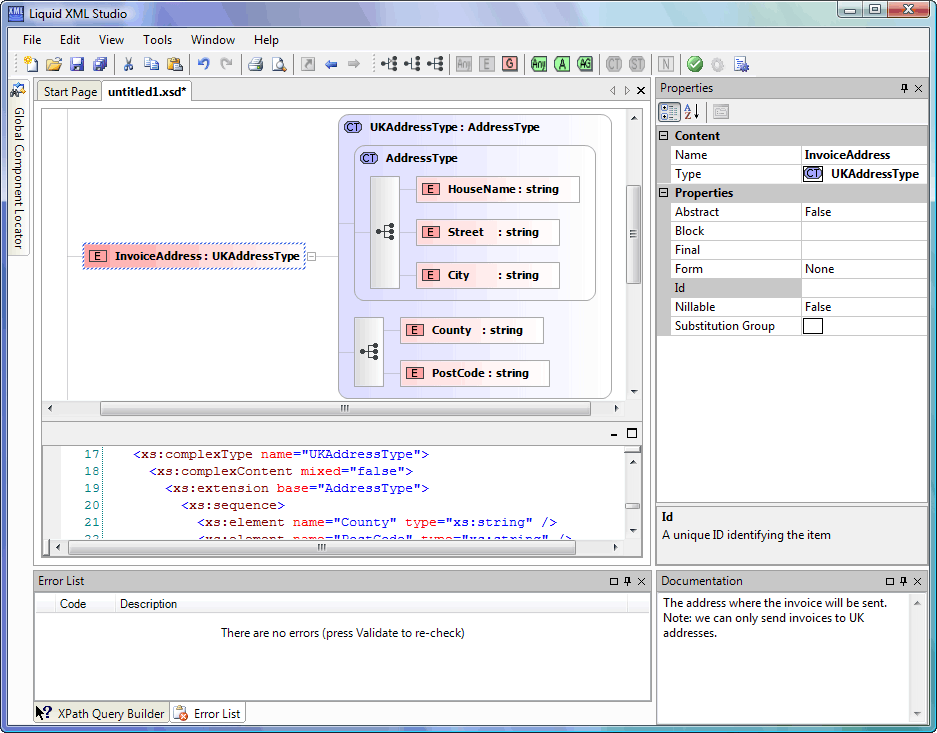 Liquid XML Studio (Free XML/XSD Editor)