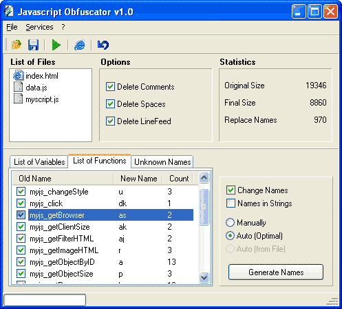 Javascript Obfuscator