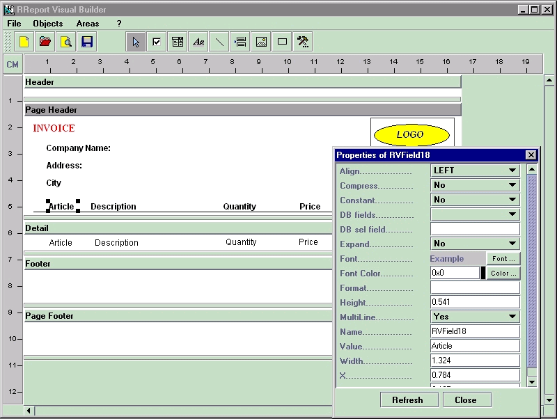 RReport & Visual Builder 1.3 by Stefanie Beck- Software Download