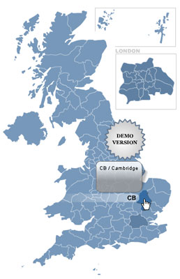 Postcode Map of UK