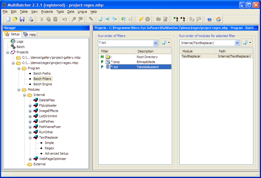 MultiBatcher 2.11 by Micro-Sys- Software Download