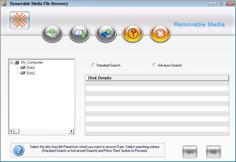 Removable Media Data File Recovery