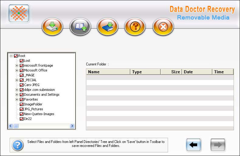 Removable drive undelete