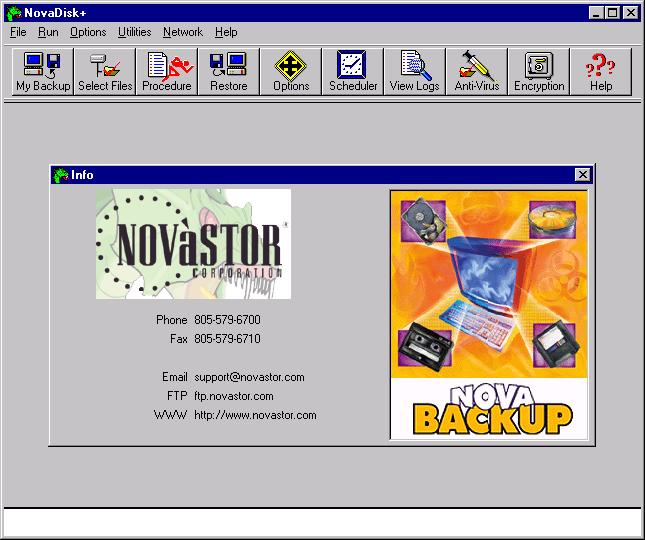 NovaBack QIC for Windows NT/2000