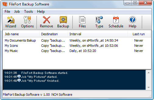 FileFort File Backup Software