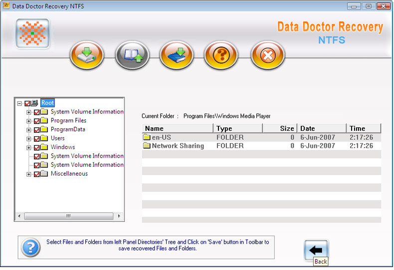 NTFS Files Restore Tool