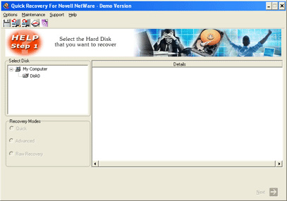 A Data Recovery Software QR Novell Netware