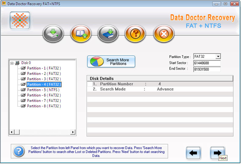 NTFS and FAT Partition Recovery