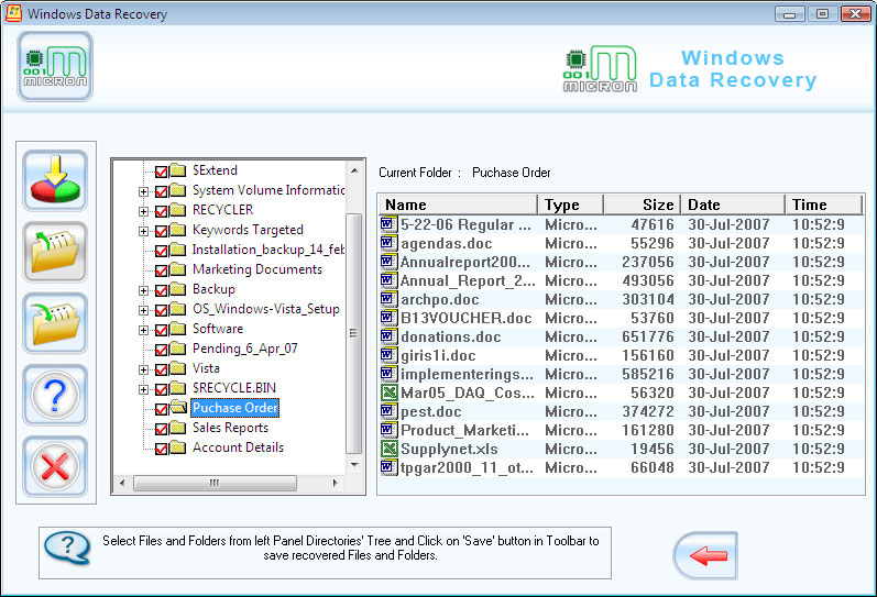 001Micron Windows Files Salvage Utility
