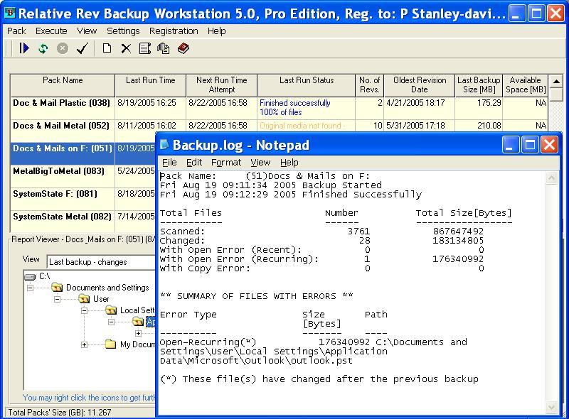Relative Reversion Backup 1.9 by DataMills- Software Download
