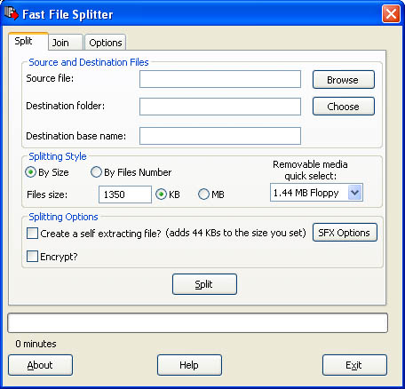 Fast File Splitter