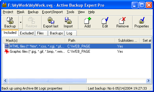 Active Backup Expert