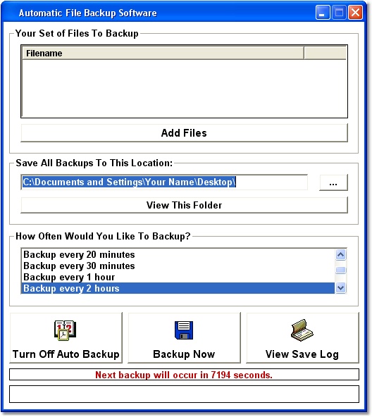 Automatic File Backup Software