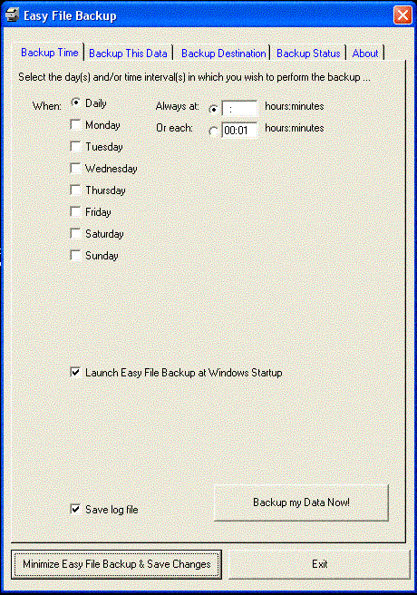 Easy File Backup