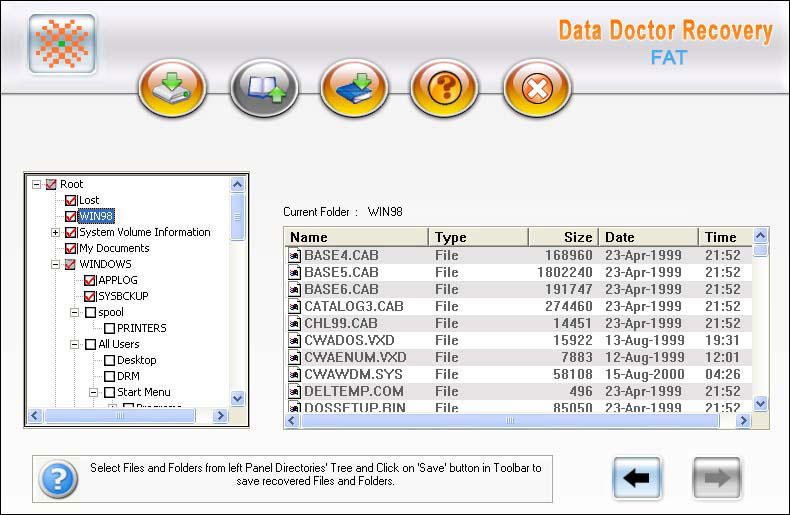 Windows XP Vista file Recovery tool 3.0.1.5
