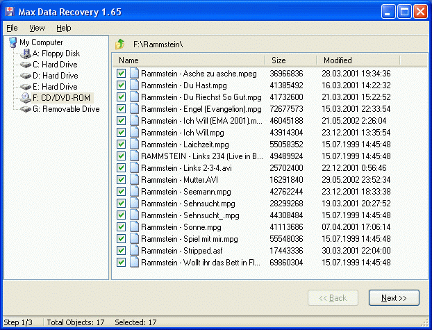 Max Data Recovery