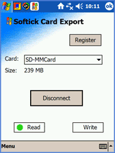 Softick CardExport II for PPC 3.0
