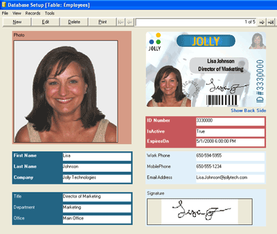IDFlow ID Badge Software