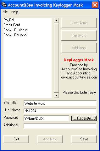 KeyLogger Mask