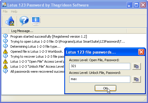 Lotus 123 Password (TSL1P)