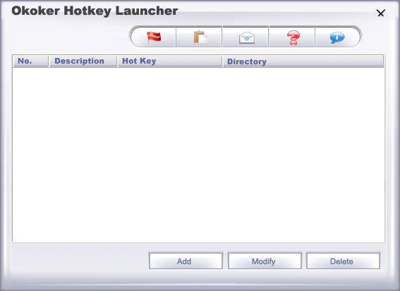 Okoker hotkey Launcher