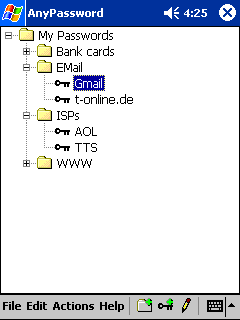 Pocket AnyPassword 1.0RC1